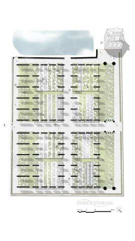 Ontwerp moestuin landgoed Zuylestein Debie en Verkuijl erfgoed landschapsarchitecten